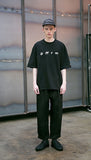 メスノウン(MASSNOUN) DIFFERENT REFLECTIVE OVER-FIT T-SHIRTS MSETS002-BK