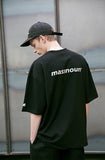 メスノウン(MASSNOUN) DIFFERENT REFLECTIVE OVER-FIT T-SHIRTS MSETS002-BK