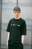 メスノウン(MASSNOUN) DIFFERENT REFLECTIVE OVER-FIT T-SHIRTS MSETS002-BK