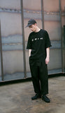 メスノウン(MASSNOUN) DIFFERENT REFLECTIVE OVER-FIT T-SHIRTS MSETS002-BK