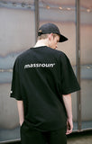 メスノウン(MASSNOUN) DIFFERENT REFLECTIVE OVER-FIT T-SHIRTS MSETS002-BK