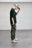 メスノウン(MASSNOUN) DIFFERENT REFLECTIVE OVER-FIT T-SHIRTS MSETS002-BK