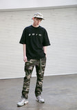 メスノウン(MASSNOUN) DIFFERENT REFLECTIVE OVER-FIT T-SHIRTS MSETS002-BK