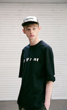 メスノウン(MASSNOUN) DIFFERENT REFLECTIVE OVER-FIT T-SHIRTS MSETS002-BK