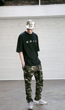 メスノウン(MASSNOUN) DIFFERENT REFLECTIVE OVER-FIT T-SHIRTS MSETS002-BK