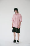 メスノウン(MASSNOUN) TWO POCKET SOFT OVERSIZED SHIRTS MSEST006-PK