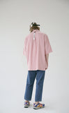 メスノウン(MASSNOUN) TWO POCKET SOFT OVERSIZED SHIRTS MSEST006-PK