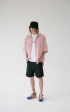 メスノウン(MASSNOUN) TWO POCKET SOFT OVERSIZED SHIRTS MSEST006-PK