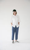 メスノウン(MASSNOUN) TWO POCKET SOFT OVERSIZED SHIRTS MSEST006-WT