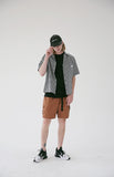 メスノウン(MASSNOUN) SL LOGO BASIC SM CHECK SHIRTS MSEST007-BK