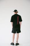 メスノウン(MASSNOUN) SL3 LOGO OVERSIZED T-SHIRTS MSETS006-BK