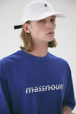 メスノウン(MASSNOUN) SL3 LOGO OVERSIZED T-SHIRTS MSETS006-BL