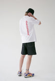 メスノウン(MASSNOUN) SL3 LOGO OVERSIZED T-SHIRTS MSETS006-WT