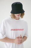 メスノウン(MASSNOUN) SL3 LOGO OVERSIZED T-SHIRTS MSETS006-WT