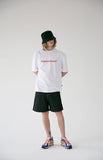 メスノウン(MASSNOUN) SL3 LOGO OVERSIZED T-SHIRTS MSETS006-WT