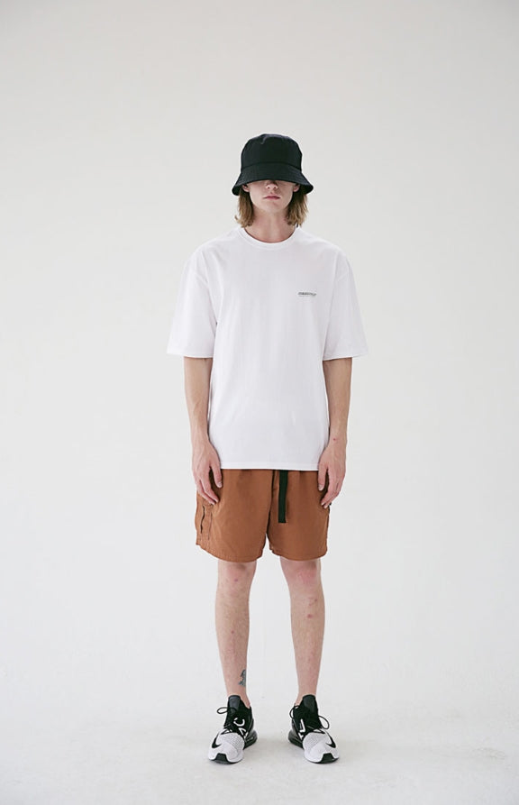 メスノウン(MASSNOUN) SL INT LOGO OVERSIZED T-SHIRTS MSETS007-WT