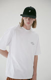 メスノウン(MASSNOUN) MSNU 3D LOGO OVERSIZED T-SHIRTS MSETS008-WT