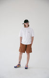 メスノウン(MASSNOUN) MSNU 3D LOGO OVERSIZED T-SHIRTS MSETS008-WT