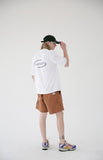 メスノウン(MASSNOUN) MSNU 3D LOGO OVERSIZED T-SHIRTS MSETS008-WT