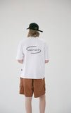 メスノウン(MASSNOUN) MSNU 3D LOGO OVERSIZED T-SHIRTS MSETS008-WT