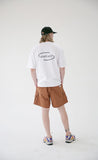 メスノウン(MASSNOUN) MSNU 3D LOGO OVERSIZED T-SHIRTS MSETS008-WT