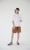 メスノウン(MASSNOUN) MSNU 3D LOGO OVERSIZED T-SHIRTS MSETS008-WT