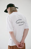 メスノウン(MASSNOUN) MSNU 3D LOGO OVERSIZED T-SHIRTS MSETS008-WT