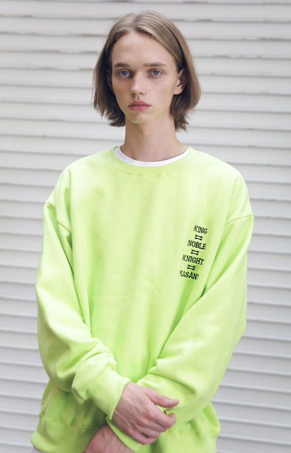 メスノウン(MASSNOUN) EQUAL DEATH SWEATSHIRT MFECR001-LG