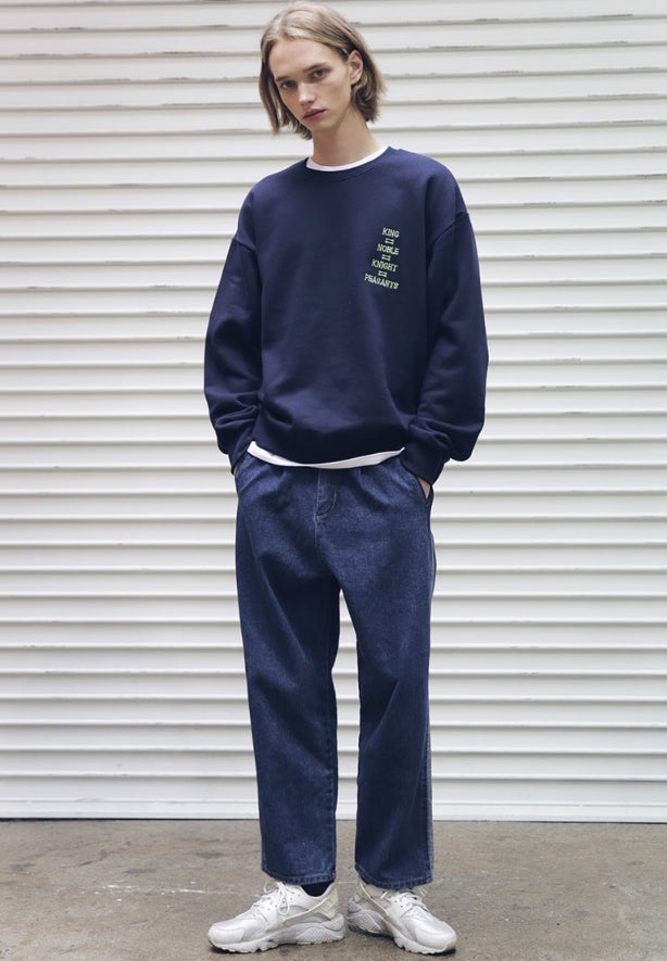 メスノウン(MASSNOUN) EQUAL DEATH SWEATSHIRT MFECR001-NV