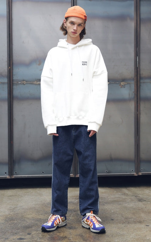 メスノウン(MASSNOUN) FEUDALISM OVER-FIT HOODIE MFEHD001-WT