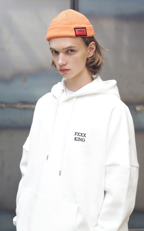 メスノウン(MASSNOUN) FEUDALISM OVER-FIT HOODIE MFEHD001-WT