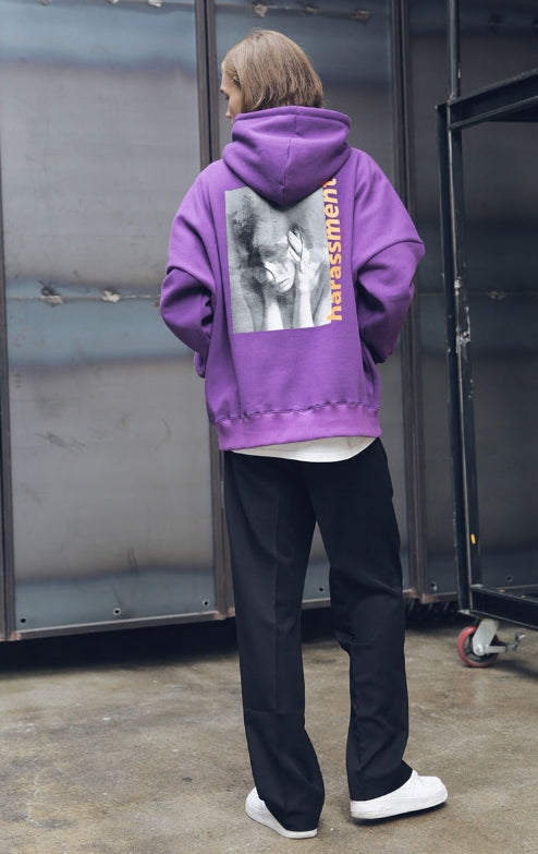 メスノウン(MASSNOUN) HARSSMENT OVER-FIT HOODIE MFEHD002-PP