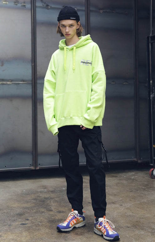 メスノウン(MASSNOUN) REC SCOTCH LOGO OVER-FIT HOODIE MFEHD003-LG