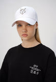 オーワイ(OY) METAL LOGO CAP - WHITE