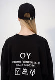 オーワイ(OY) METAL LOGO CAP - BLACK