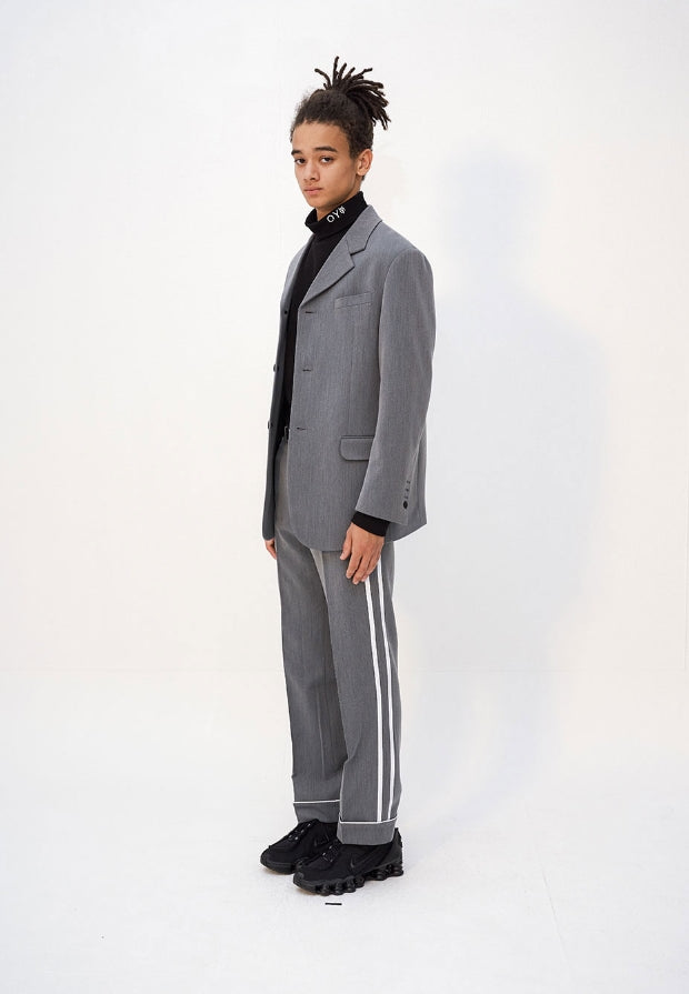 オーワイ(OY) TAPE SLACKS - GREY