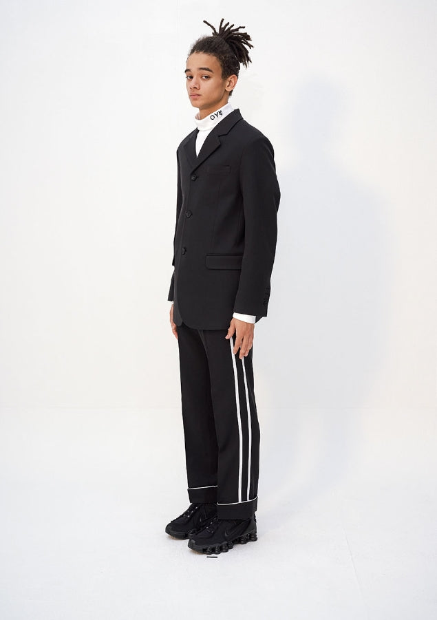 オーワイ(OY) TAPE SLACKS - BLACK