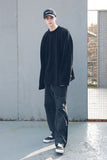 メスノウン(MASSNOUN) SOFT WOOL SIDEVENT CREW NECK MFECR006-BR