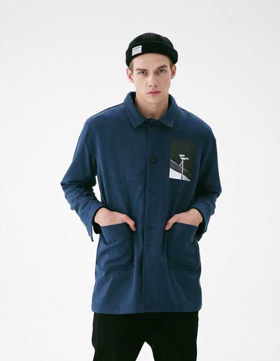 メスノウン(MASSNOUN) OBSERVER SINGLE WOOL COAT MFVCT002-DB