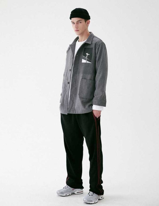 メスノウン(MASSNOUN) OBSERVER SINGLE WOOL COAT MFVCT002-GR