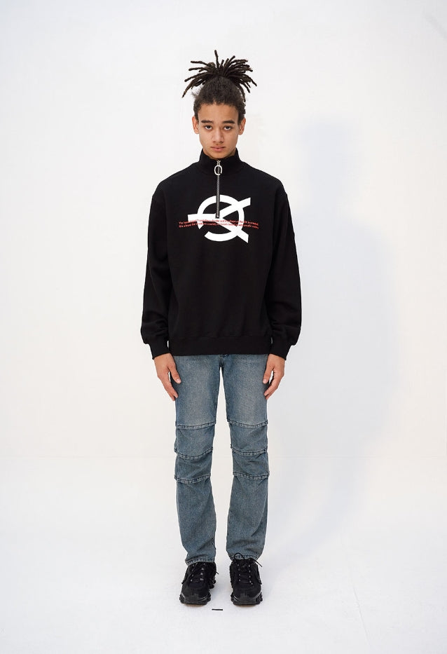 オーワイ(OY) ZIPPER LOGO MTM - BLACK