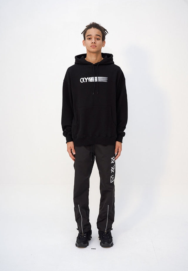 オーワイ(OY) SPEED LOGO HOODIE - BLACK