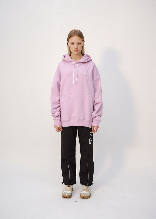オーワイ(OY) BACK STRING HOODIE - PURPLE