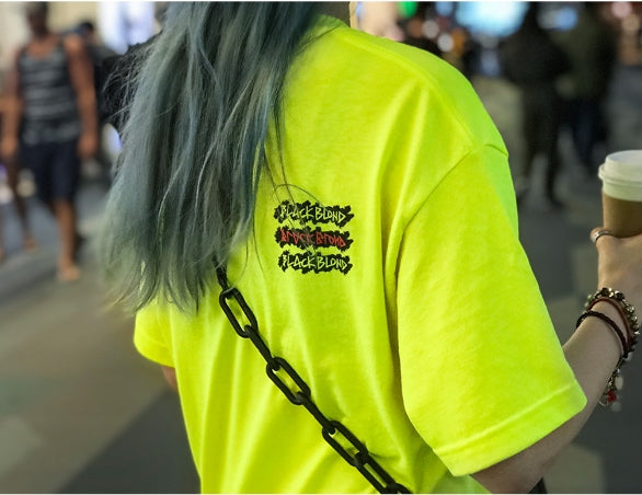 ブラックブロンド(BLACKBLOND) BBD Graffiti Logo Short Sleeve Tee (Neon)