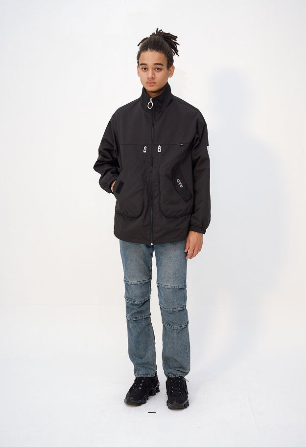 オーワイ(OY) ZIPPER JACKET - BLACK