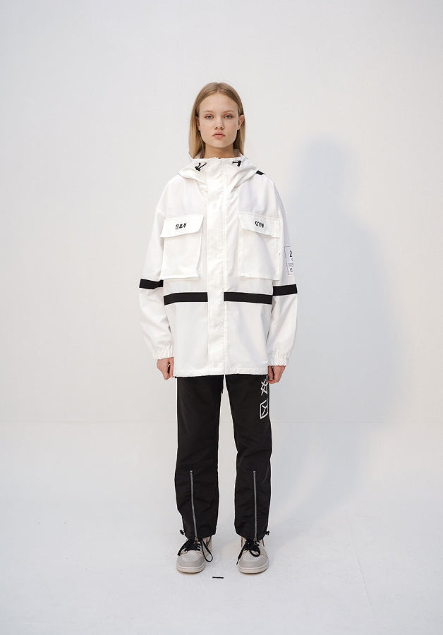 オーワイ(OY) TAPE POCKET JACKET - WHITE