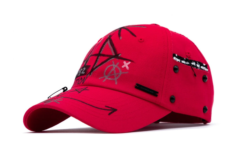 ブラックブロンド(BLACKBLOND) BBD Plate Logo Monster Cap (Red)