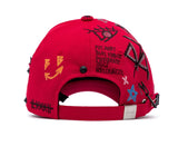 ブラックブロンド(BLACKBLOND) BBD Plate Logo Monster Cap (Red)