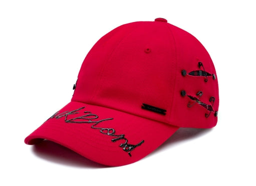 ブラックブロンド(BLACKBLOND) BBD Black Blood Logo Cap (Red)