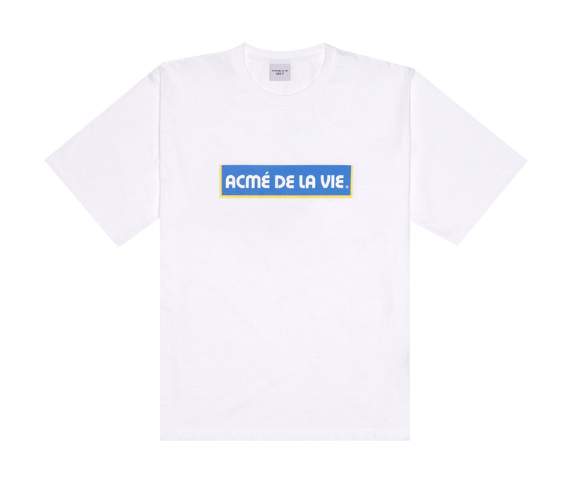 アクメドラビ(acme' de la vie) ADLV BOX LOGO SHORT SLEEVE WHITE